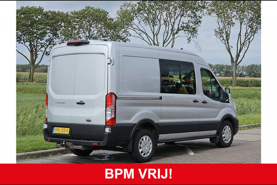 Ford Transit 350 2.0 TDCI L2H2 DC Trend Leer Cruise Trekhaak Carplay