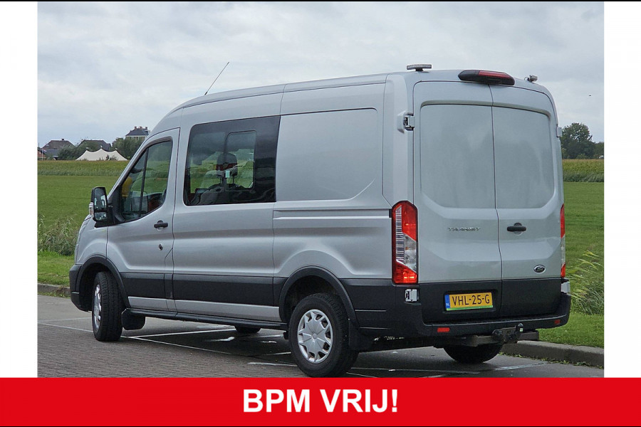 Ford Transit 350 2.0 TDCI L2H2 DC Trend Leer Cruise Trekhaak Carplay