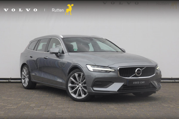 Volvo V60 T5 250PK Automaat Momentum / Adaptieve cruise control / Trekhaak / BLIS / 19" velgen / Elektrische achterklep / Stoel - en stuurwielverwarming / Lederen bekleding