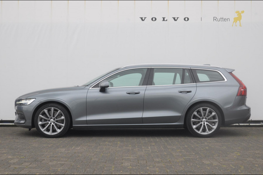 Volvo V60 T5 250PK Automaat Momentum / Adaptieve cruise control / Trekhaak / BLIS / 19" velgen / Elektrische achterklep / Stoel - en stuurwielverwarming / Lederen bekleding