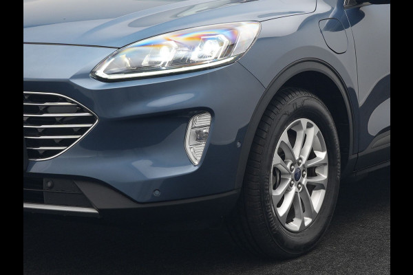 Ford Kuga 2.5 Titanium X Plug In Hybrid 225pk Dealer O.H. PHEV | Trekhaak Af Fabriek | Adaptive Cruise | Head Up | 360 Camera | Verwarmde Lederen Sportstoelen & Stuur | Blis | Navigatie | Keyless | Virtual | DAB |