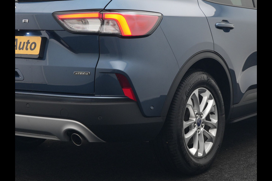 Ford Kuga 2.5 Titanium X Plug In Hybrid 225pk Dealer O.H. PHEV | Trekhaak Af Fabriek | Adaptive Cruise | Head Up | 360 Camera | Verwarmde Lederen Sportstoelen & Stuur | Blis | Navigatie | Keyless | Virtual | DAB |