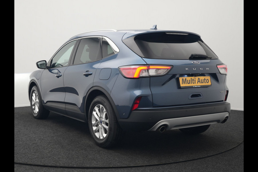 Ford Kuga 2.5 Titanium X Plug In Hybrid 225pk Dealer O.H. PHEV | Trekhaak Af Fabriek | Adaptive Cruise | Head Up | 360 Camera | Verwarmde Lederen Sportstoelen & Stuur | Blis | Navigatie | Keyless | Virtual | DAB |