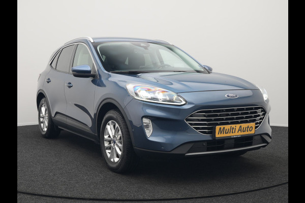 Ford Kuga 2.5 Titanium X Plug In Hybrid 225pk Dealer O.H. PHEV | Trekhaak Af Fabriek | Adaptive Cruise | Head Up | 360 Camera | Verwarmde Lederen Sportstoelen & Stuur | Blis | Navigatie | Keyless | Virtual | DAB |