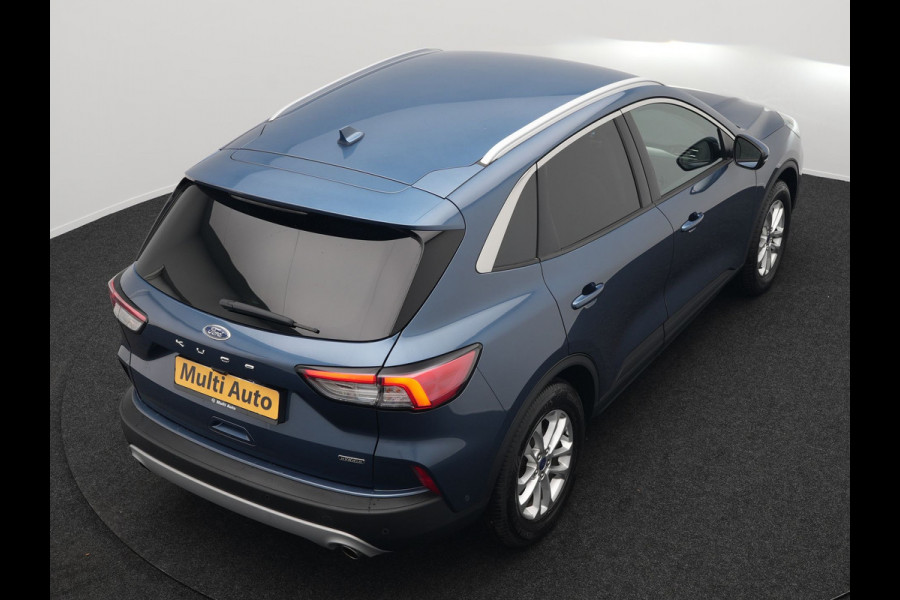 Ford Kuga 2.5 Titanium X Plug In Hybrid 225pk Dealer O.H. PHEV | Trekhaak Af Fabriek | Adaptive Cruise | Head Up | 360 Camera | Verwarmde Lederen Sportstoelen & Stuur | Blis | Navigatie | Keyless | Virtual | DAB |
