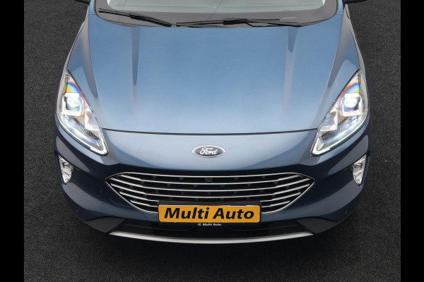 Ford Kuga 2.5 Titanium X Plug In Hybrid 225pk Dealer O.H. PHEV | Trekhaak Af Fabriek | Adaptive Cruise | Head Up | 360 Camera | Verwarmde Lederen Sportstoelen & Stuur | Blis | Navigatie | Keyless | Virtual | DAB |