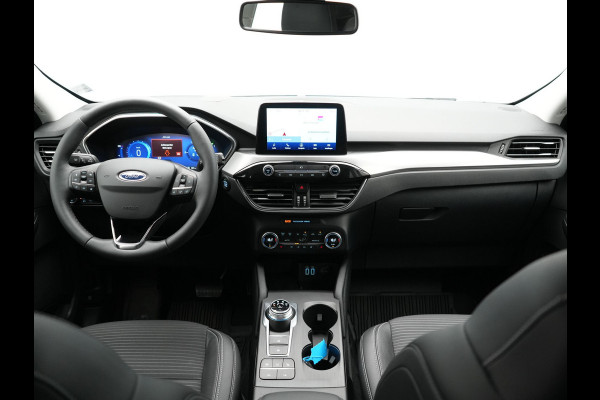 Ford Kuga 2.5 Titanium X Plug In Hybrid 225pk Dealer O.H. PHEV | Trekhaak Af Fabriek | Adaptive Cruise | Head Up | 360 Camera | Verwarmde Lederen Sportstoelen & Stuur | Blis | Navigatie | Keyless | Virtual | DAB |