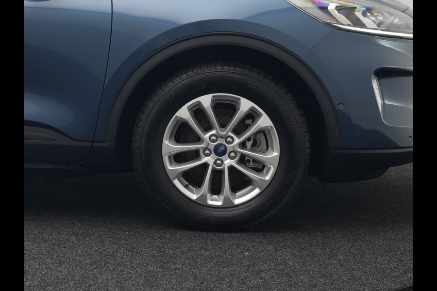 Ford Kuga 2.5 Titanium X Plug In Hybrid 225pk Dealer O.H. PHEV | Trekhaak Af Fabriek | Adaptive Cruise | Head Up | 360 Camera | Verwarmde Lederen Sportstoelen & Stuur | Blis | Navigatie | Keyless | Virtual | DAB |