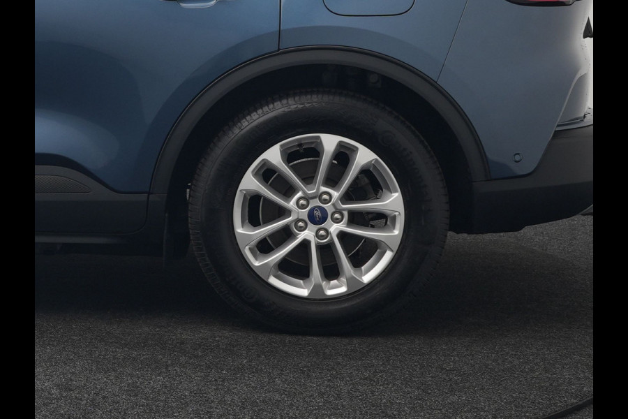 Ford Kuga 2.5 Titanium X Plug In Hybrid 225pk Dealer O.H. PHEV | Trekhaak Af Fabriek | Adaptive Cruise | Head Up | 360 Camera | Verwarmde Lederen Sportstoelen & Stuur | Blis | Navigatie | Keyless | Virtual | DAB |