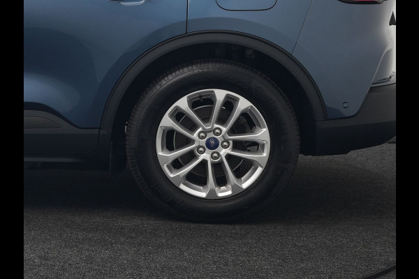 Ford Kuga 2.5 Titanium X Plug In Hybrid 225pk Dealer O.H. PHEV | Trekhaak Af Fabriek | Adaptive Cruise | Head Up | 360 Camera | Verwarmde Lederen Sportstoelen & Stuur | Blis | Navigatie | Keyless | Virtual | DAB |