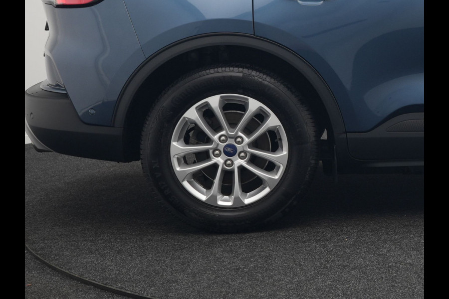 Ford Kuga 2.5 Titanium X Plug In Hybrid 225pk Dealer O.H. PHEV | Trekhaak Af Fabriek | Adaptive Cruise | Head Up | 360 Camera | Verwarmde Lederen Sportstoelen & Stuur | Blis | Navigatie | Keyless | Virtual | DAB |