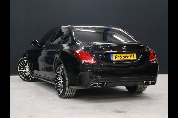 Mercedes-Benz C-Klasse 200 AMG Sport Night pakket [CAMERA, VOL LEDER, LEDVERLICHTING, STOELVERWARMING, PDC V+A, BLUETOOTH, CRUISE, CLIMATE, NIEUWSTAAT]