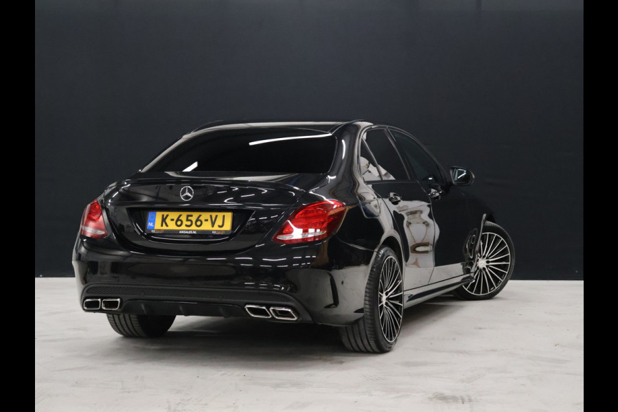 Mercedes-Benz C-Klasse 200 AMG Sport Night pakket [CAMERA, VOL LEDER, LEDVERLICHTING, STOELVERWARMING, PDC V+A, BLUETOOTH, CRUISE, CLIMATE, NIEUWSTAAT]