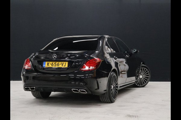Mercedes-Benz C-Klasse 200 AMG Sport Night pakket [CAMERA, VOL LEDER, LEDVERLICHTING, STOELVERWARMING, PDC V+A, BLUETOOTH, CRUISE, CLIMATE, NIEUWSTAAT]