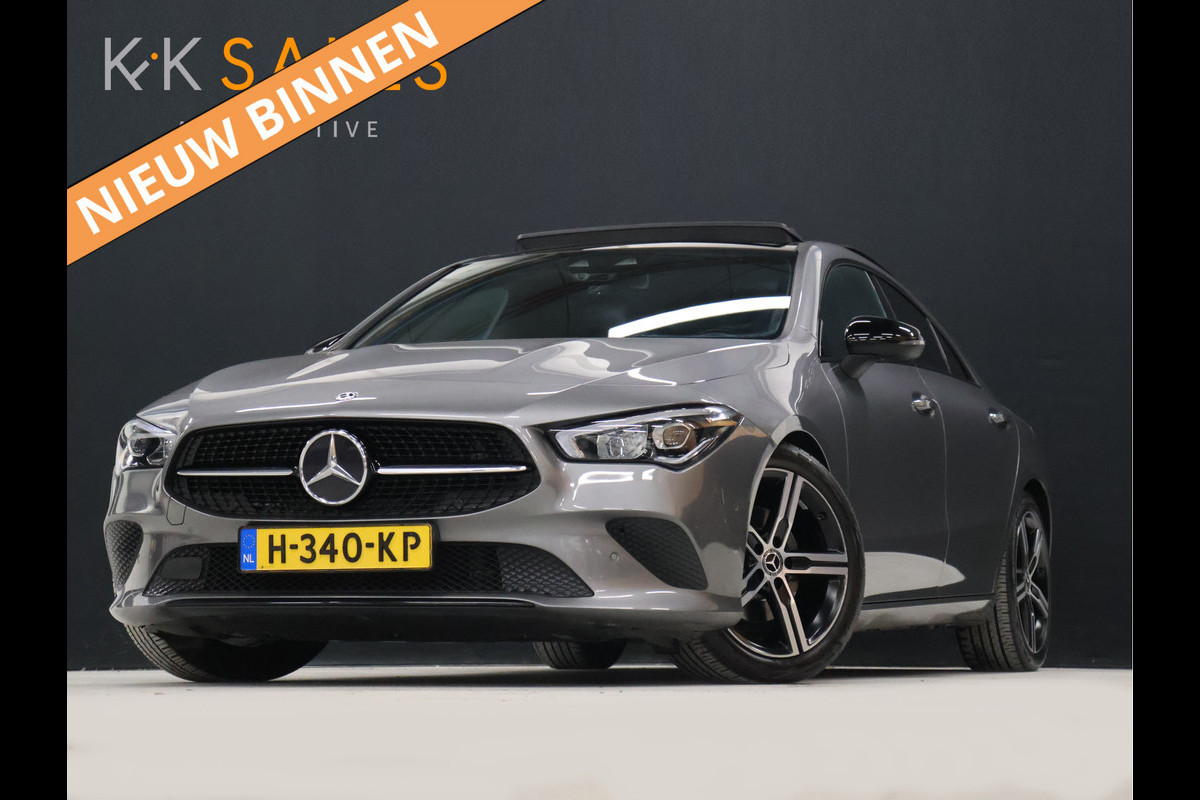 Mercedes-Benz CLA-Klasse 200 Business Solution Progressive [SCHUIFKANTELDAK, CAMERA, PDC 360+, APPLE CARPLAY, ANDROID AUTO, STOELVERWARMING, CRUISE CONTROL, FLIPPERS, AUTO AIRCO, NAVIGATIE, NIEUWSTAAT]