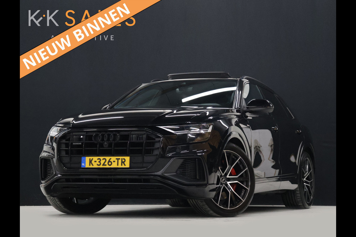 Audi Q8 55 TFSI e quattro S Line Sport [RS STOELEN, SCHUIFKANTELDAK, APPLE CARPLAY, BANG & OLUFSEN, MEMORY SEATS, ADAPTIVE CRUISE, 360 CAMERA, STUURVERWARMING, STOELVERWARMING, NIEUWSTAAT]