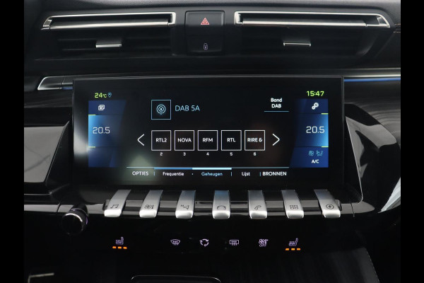 Peugeot 508 1.6 HYbrid 225 GT | Navigatie | Stoelverwarming | Apple Carplay | LED | Leder | Memory | 360 Camera | PHEV
