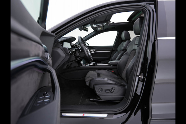 Audi e-tron Sportback 50 Quattro S-line Edition 71 kWh [ 3-Fase ] { SOH-100%} (INCL-BTW) *PANO | LEATHER-FABRIC | FULL-LED | ADAPTIVE-CRUISE | MEMORY-PACK | AIR-SUSPENSION | DIGI-COCKPIT | HEATED-SPORTSEATS | NAVI-FULLMAP | ECC | PDC | CRUISE | 20''ALU*