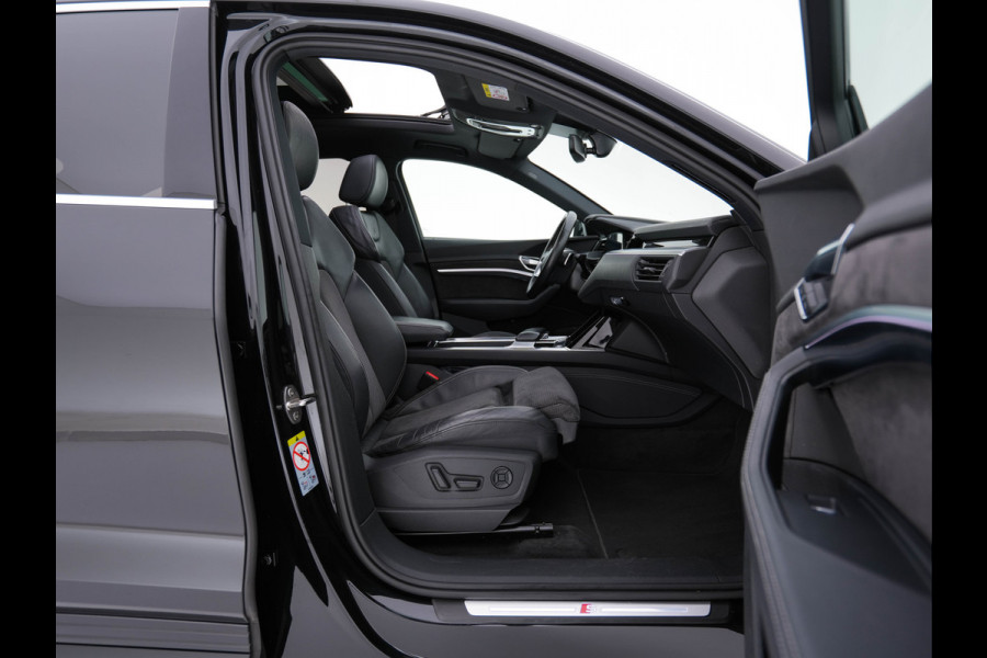 Audi e-tron Sportback 50 Quattro S-line Edition 71 kWh [ 3-Fase ] { SOH-100%} (INCL-BTW) *PANO | LEATHER-FABRIC | FULL-LED | ADAPTIVE-CRUISE | MEMORY-PACK | AIR-SUSPENSION | DIGI-COCKPIT | HEATED-SPORTSEATS | NAVI-FULLMAP | ECC | PDC | CRUISE | 20''ALU*