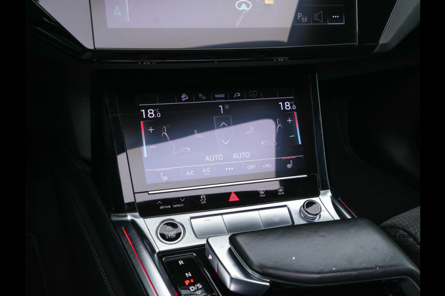 Audi e-tron Sportback 50 Quattro S-line Edition 71 kWh [ 3-Fase ] { SOH-100%} (INCL-BTW) *PANO | LEATHER-FABRIC | FULL-LED | ADAPTIVE-CRUISE | MEMORY-PACK | AIR-SUSPENSION | DIGI-COCKPIT | HEATED-SPORTSEATS | NAVI-FULLMAP | ECC | PDC | CRUISE | 20''ALU*