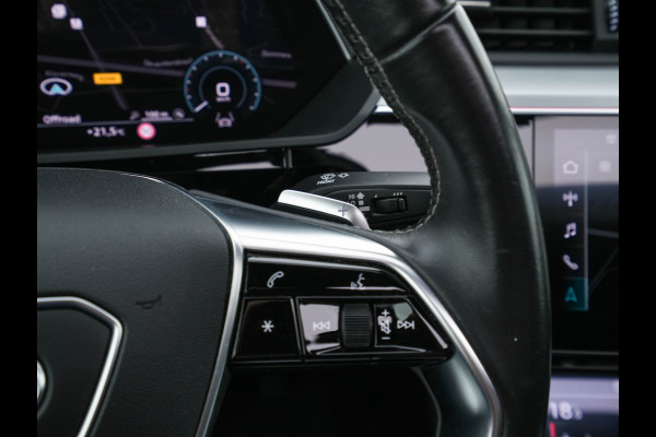 Audi e-tron Sportback 50 Quattro S-line Edition 71 kWh [ 3-Fase ] { SOH-100%} (INCL-BTW) *PANO | LEATHER-FABRIC | FULL-LED | ADAPTIVE-CRUISE | MEMORY-PACK | AIR-SUSPENSION | DIGI-COCKPIT | HEATED-SPORTSEATS | NAVI-FULLMAP | ECC | PDC | CRUISE | 20''ALU*
