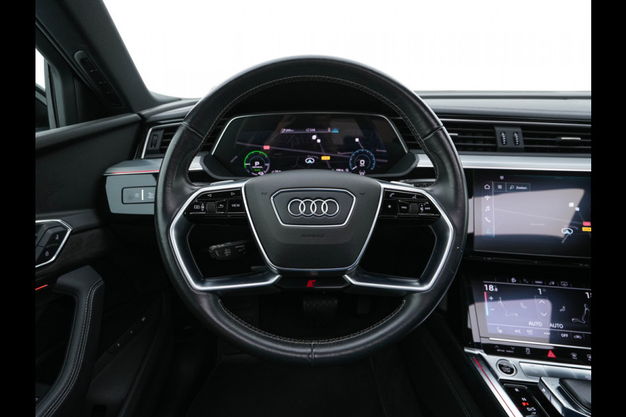 Audi e-tron Sportback 50 Quattro S-line Edition 71 kWh [ 3-Fase ] { SOH-100%} (INCL-BTW) *PANO | LEATHER-FABRIC | FULL-LED | ADAPTIVE-CRUISE | MEMORY-PACK | AIR-SUSPENSION | DIGI-COCKPIT | HEATED-SPORTSEATS | NAVI-FULLMAP | ECC | PDC | CRUISE | 20''ALU*
