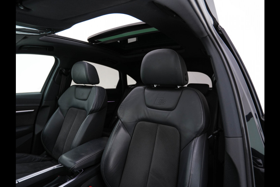 Audi e-tron Sportback 50 Quattro S-line Edition 71 kWh [ 3-Fase ] { SOH-100%} (INCL-BTW) *PANO | LEATHER-FABRIC | FULL-LED | ADAPTIVE-CRUISE | MEMORY-PACK | AIR-SUSPENSION | DIGI-COCKPIT | HEATED-SPORTSEATS | NAVI-FULLMAP | ECC | PDC | CRUISE | 20''ALU*