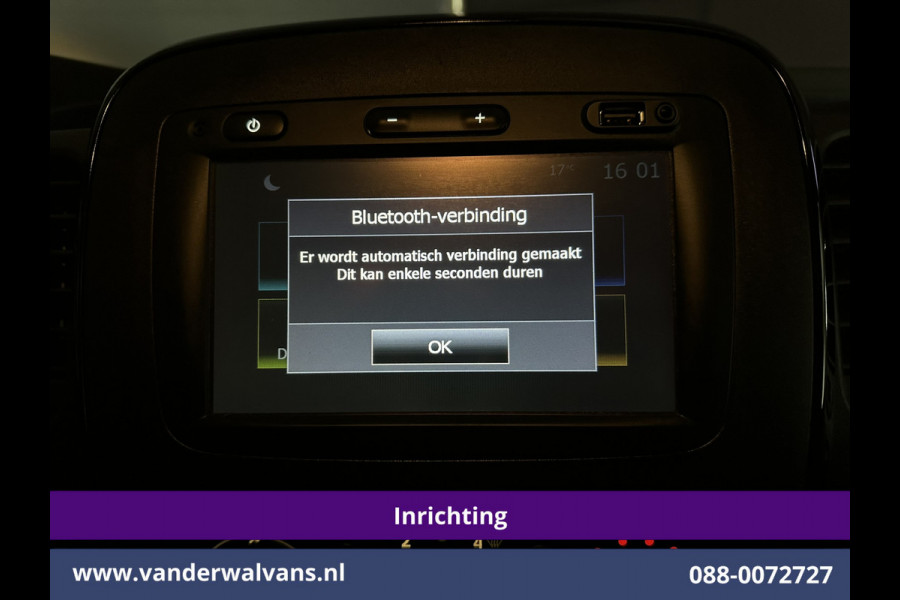 Opel Vivaro 1.6 CDTI 126pk L1H1 inrichting Euro6 Airco | Navigatie | LED | Omvormer Cruiscontrol, Camera, Parkeersensoren, Achterklep