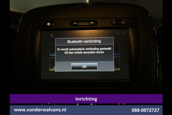 Opel Vivaro 1.6 CDTI 126pk L1H1 inrichting Euro6 Airco | Navigatie | LED | Omvormer Cruiscontrol, Camera, Parkeersensoren, Achterklep
