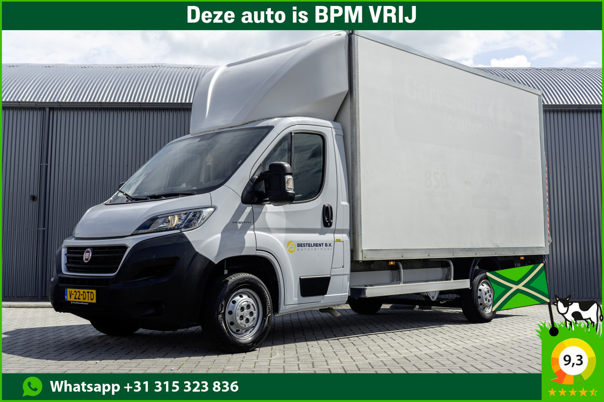 Fiat Ducato **2.3 | Laadklep | 141PK | Revisiemotor | Camera | Navi | Cruise | Airco | Euro 6**