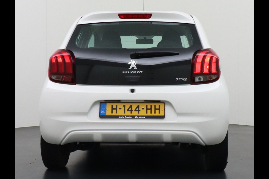 Peugeot 108 73pk 5drs 1.0 e-VTi Airco Bluetooth Isofix Led Usb Elek.Ramen Mistlampen Esp  Active DealerOnderhouden NL-auto € 23,- Wegenbelasting p/m