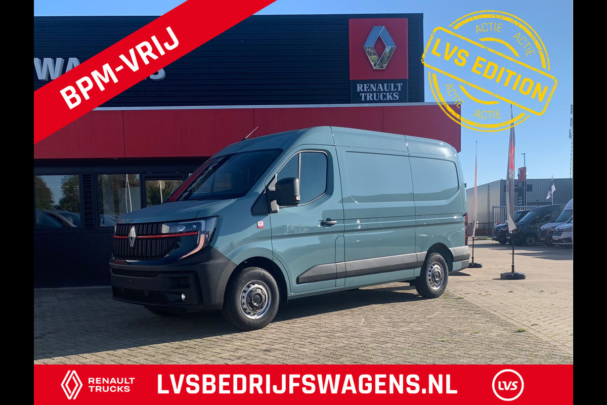 Renault Master T35 2.0 dCi 150 PK L2H2 Multimedia, Camera, Trekhaak, Apple carplay, Verwarmbare voorruit.