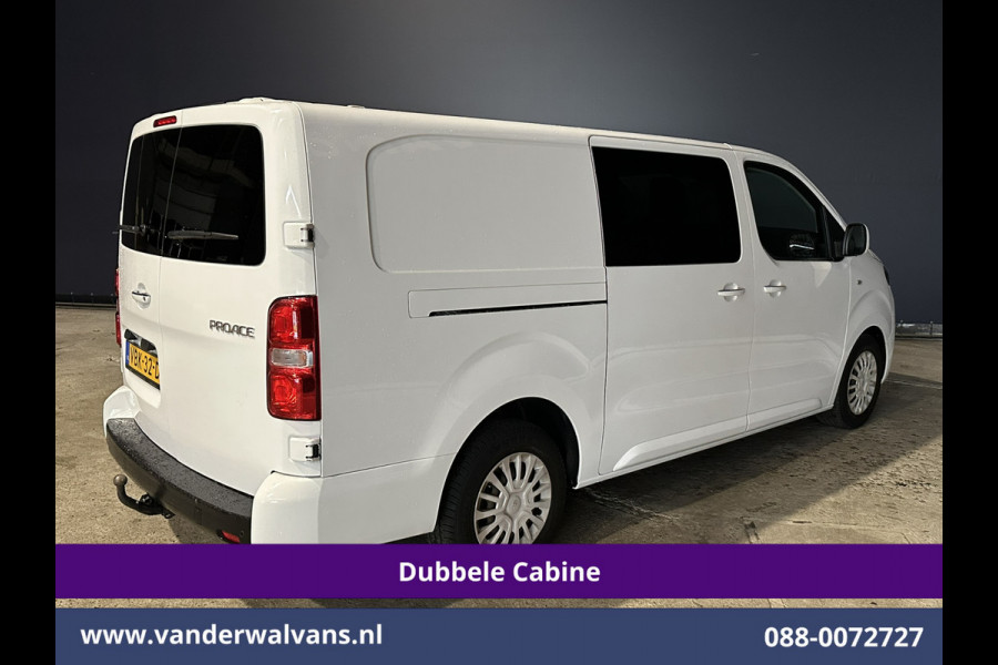 Toyota ProAce 2.0D-4D 123pk L3H1 Dubbele cabine Euro6 Airco | 5-Zits | 2x Zijdeur | 2500kg Trekhaak Navigatie, Cruiscontrol, Parkeersensoren