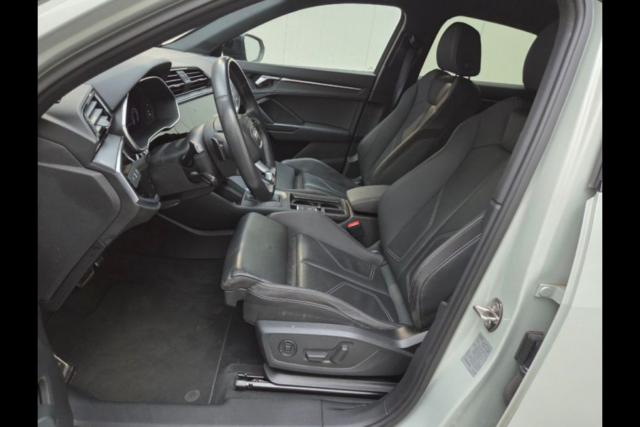 Audi Q3 Sportback 35 TFSI Pro Line S | S-Line | Stoelverwarming | Keyless | 360 Camera | Leer | Elektrische Stoelen | Adaptive Cruise Control | Dodehoekdetectie | Navigatie | Parkeersensoren | Vitrual Cockpit