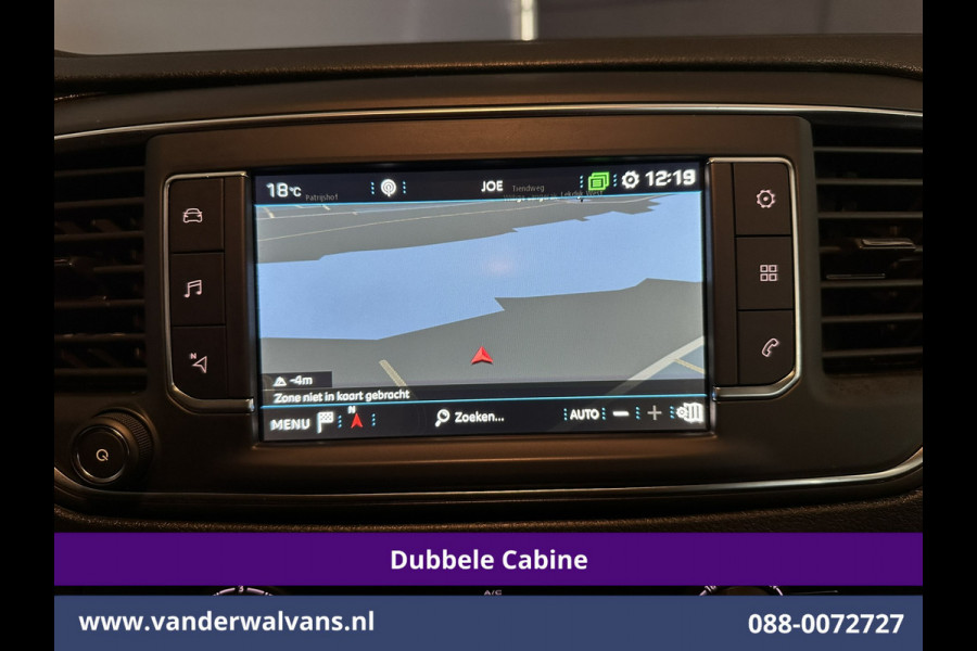 Peugeot Expert 2.0 BlueHDI 123pk L3H1 Dubbele cabine Euro6 Airco | 5-Zits | Navigatie | Imperiaal | Cruisecontrol Apple Carplay, Android Auto, Parkeersensoren, 2500kg Trekvermogen
