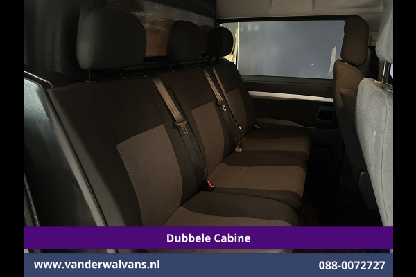 Peugeot Expert 2.0 BlueHDI 123pk L3H1 Dubbele cabine Euro6 Airco | 5-Zits | Navigatie | Imperiaal | Cruisecontrol Apple Carplay, Android Auto, Parkeersensoren, 2500kg Trekvermogen