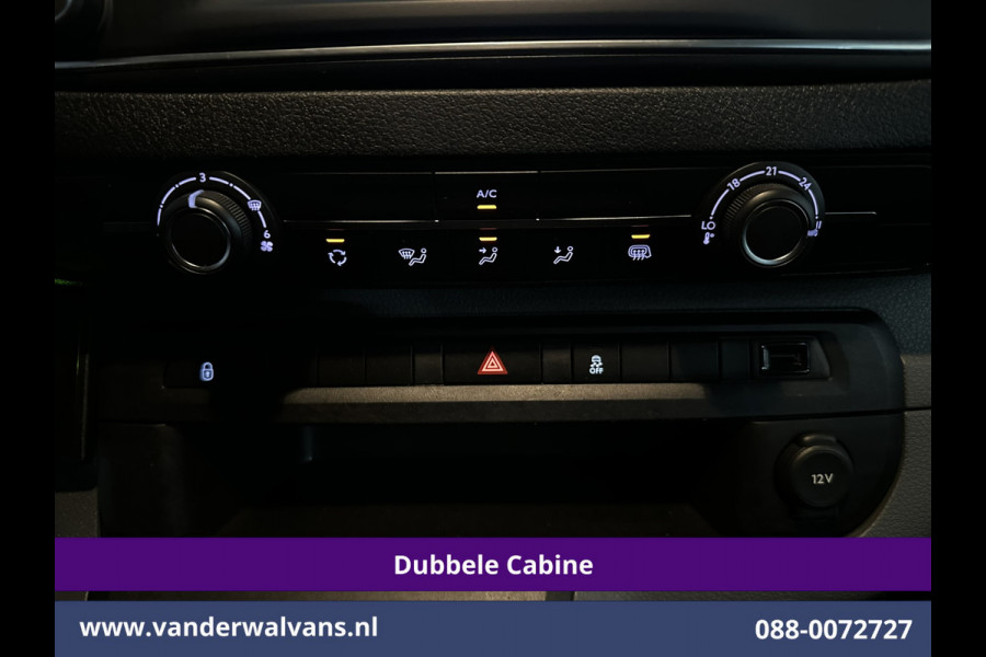 Peugeot Expert 2.0 BlueHDI 123pk L3H1 Dubbele cabine Euro6 Airco | 5-Zits | Navigatie | Imperiaal | Cruisecontrol Apple Carplay, Android Auto, Parkeersensoren, 2500kg Trekvermogen