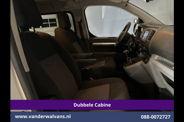 Peugeot Expert 2.0 BlueHDI 123pk L3H1 Dubbele cabine Euro6 Airco | 5-Zits | Navigatie | Imperiaal | Cruisecontrol Apple Carplay, Android Auto, Parkeersensoren, 2500kg Trekvermogen
