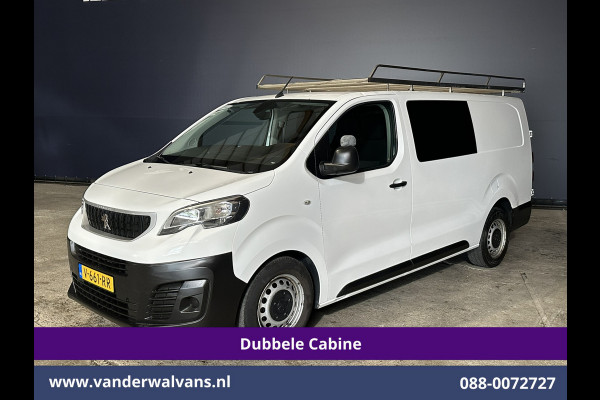 Peugeot Expert 2.0 BlueHDI 123pk L3H1 Dubbele cabine Euro6 Airco | 5-Zits | Navigatie | Imperiaal | Cruisecontrol Apple Carplay, Android Auto, Parkeersensoren, 2500kg Trekvermogen