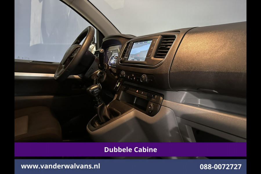 Peugeot Expert 2.0 BlueHDI 123pk L3H1 Dubbele cabine Euro6 Airco | 5-Zits | Navigatie | Imperiaal | Cruisecontrol Apple Carplay, Android Auto, Parkeersensoren, 2500kg Trekvermogen