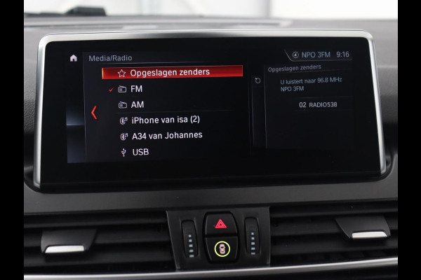 BMW 2 Serie Gran Tourer 218i High Executive Edition | 7-persoons | Automaat | Camera | Sfeerverlichting | Carplay | Cruise Control | Stoelverwarming | LED | Leder | Climate controle