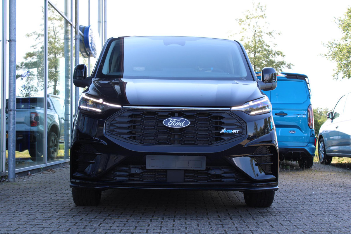 Ford Transit Custom 320 2.5 PHEV L2H1 MS-RT DC 233pk | | Dubbele Cabine | Dubbele zijschuifdeur | Inklapbare trekhaak | Navigatie systeem | Adaptieve LED koplampen met verblindingsvrij grootlicht | Bekleding zijwand en achterdeuren (volledig)