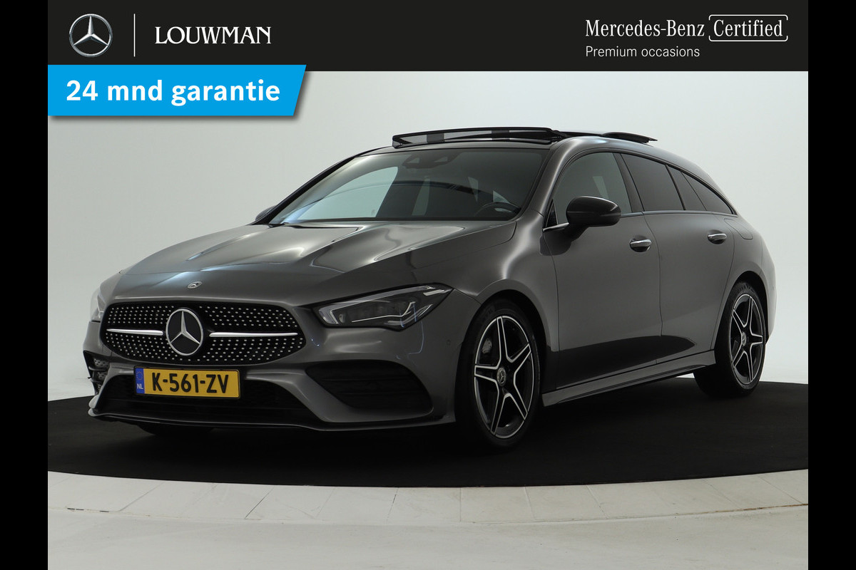 Mercedes-Benz CLA-Klasse Shooting Brake 200 Business Solution AMG Panoramadak | 5 spaaks lichtmetalen velgen | elct. bed. voorstoelen met memory | parking support met camera achter | Inclusief 24 maanden MB Certified garantie voor Europa. Mercedes-Benz CLA-Klasse Shooting Brake 200 Business Solution AMG Panoramadak | 5 spaaks lichtmetalen velgen | elct. bed. voorstoelen met memory | parking support met camera achter | Inclusief 24 maanden MB Certified garantie voor Europa.
