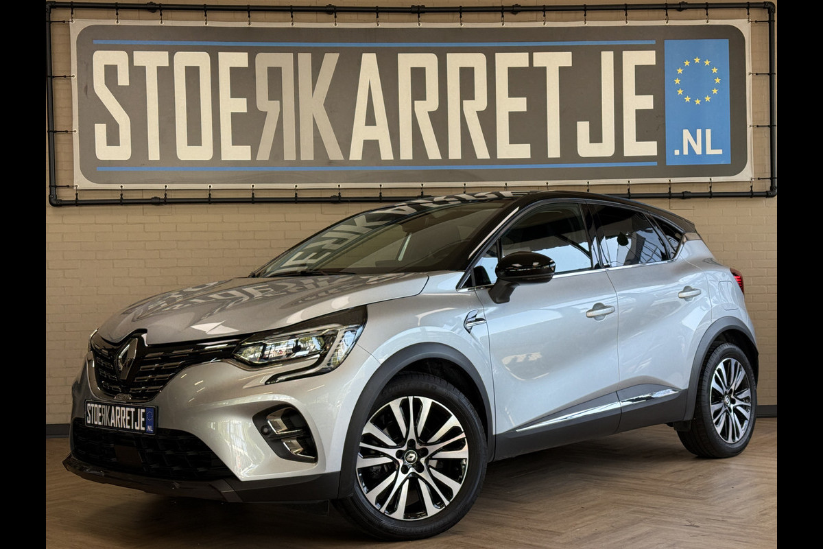 Renault Captur 1.6 E-Tech Plug-in Hybrid 160 Initiale Paris Groot navi | Bose | Leder | 18" | Camera | Volledig Dealer onderhouden!