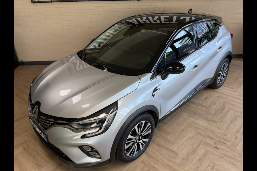Renault Captur 1.6 E-Tech Plug-in Hybrid 160 Initiale Paris Groot navi | Bose | Leder | 18" | Camera | Volledig Dealer onderhouden!