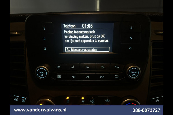 Ford Transit 2.0 TDCI 185pk L4H3 Euro6 Airco | Camera | LED | Cruisecontrol | Verwarmde voorruit Parkeersensoren, Bijrijdersbank, 2800kg trekvermogen