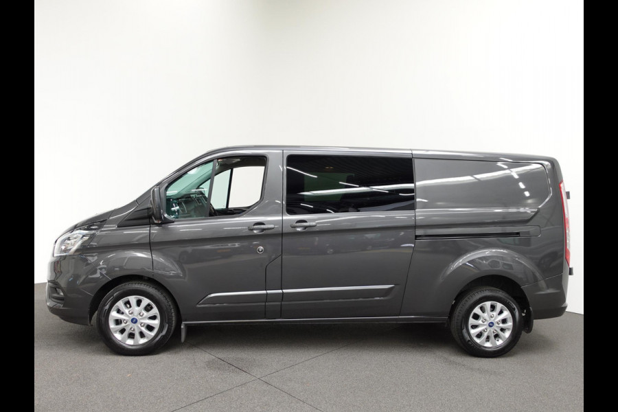 Ford Transit Custom 300 2.0 TDCI L2H1 Limited Dubbele Cabine Navi Airco 2 Schuifdeuren Trekhaak PDC voor & achter Carplay DAB