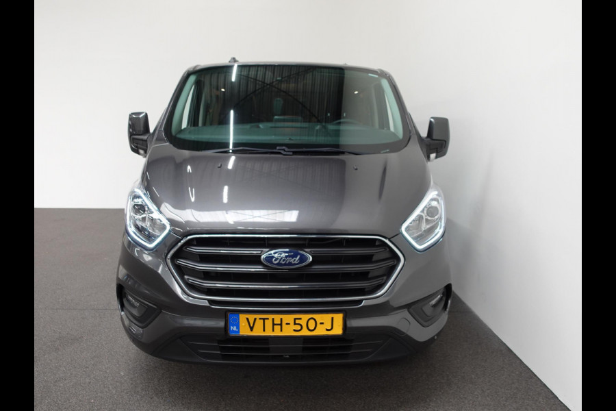 Ford Transit Custom 300 2.0 TDCI L2H1 Limited Dubbele Cabine Navi Airco 2 Schuifdeuren Trekhaak PDC voor & achter Carplay DAB