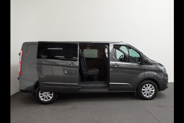 Ford Transit Custom 300 2.0 TDCI L2H1 Limited Dubbele Cabine Navi Airco 2 Schuifdeuren Trekhaak PDC voor & achter Carplay DAB