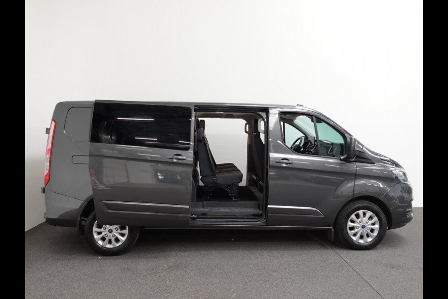 Ford Transit Custom 300 2.0 TDCI L2H1 Limited Dubbele Cabine Navi Airco 2 Schuifdeuren Trekhaak PDC voor & achter Carplay DAB
